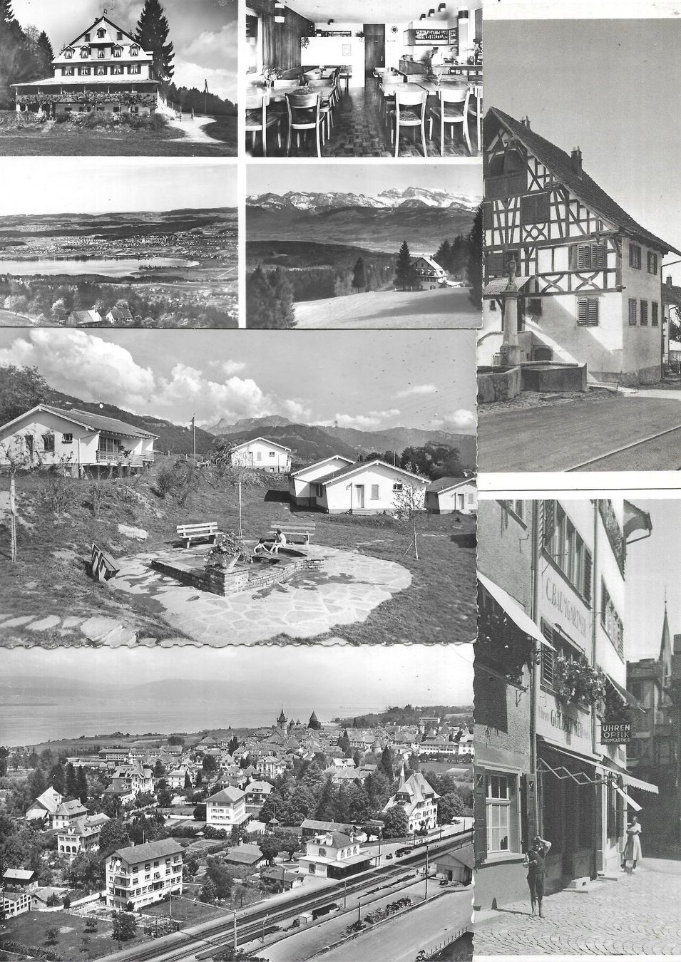Ansichtskarten: 800 Stk. Ansichtskarten schwarz/weiss ca.1940-1970/ca.3kg – Gebraucht aus Schocherswil von prinzipal60