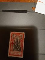 Timbre rare - Établissements Français Inde 10c rouge! (52)