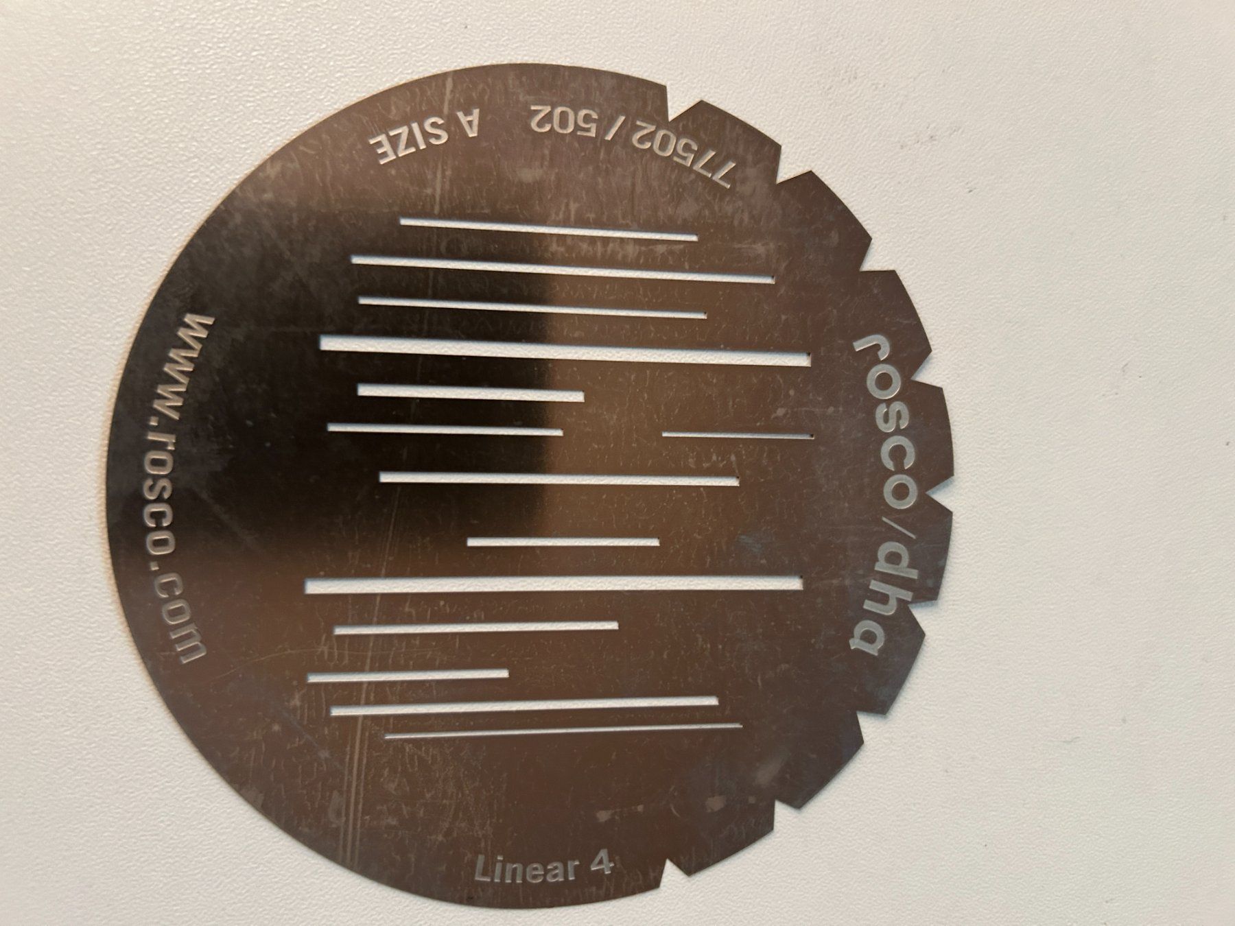 Sciablone: 15 Rosco Gobo, Grösse A - Schablonen – Usato da Ettingen venduto da sagada81 3