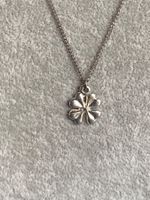 Kleeblatt-Anhänger mit Kette (55cm)