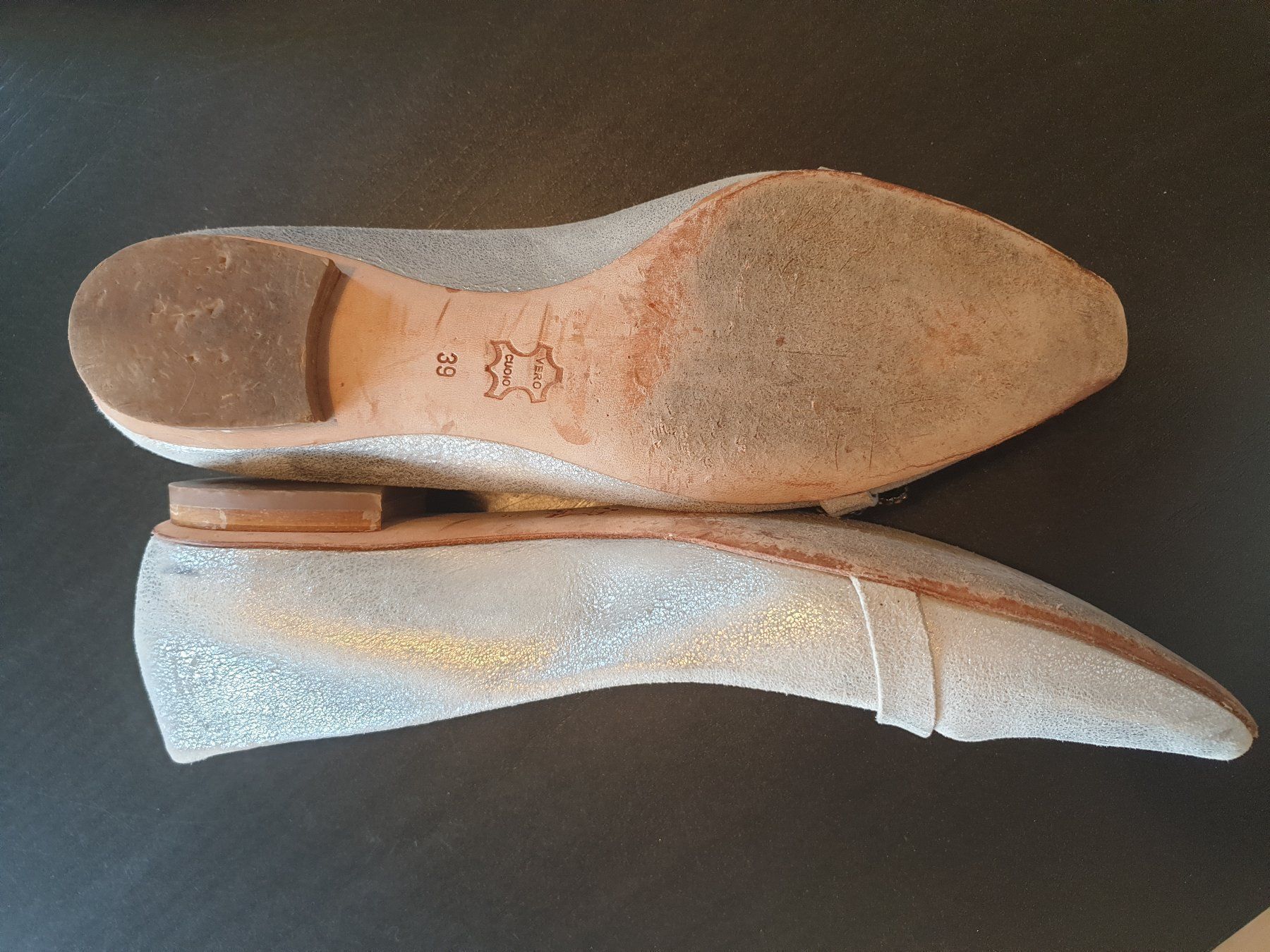 Navyboot Damenschuhe: Schöne silberne Sandalen von Navyboot Gr. 39 – Gebraucht aus Rheineck von Jmurmeli 2