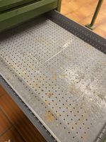 Werkstatttisch/Löttisch mit Schamottsteinen massiv 