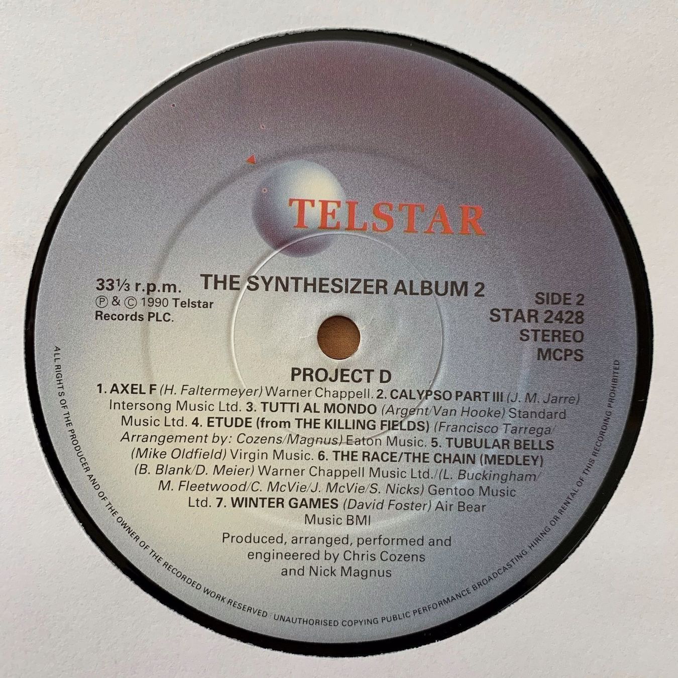 Schallplatten: THE SYNTHESIZER ALBUM 2 / PROJECT D – Gebraucht aus Sarnen von m-basic 3