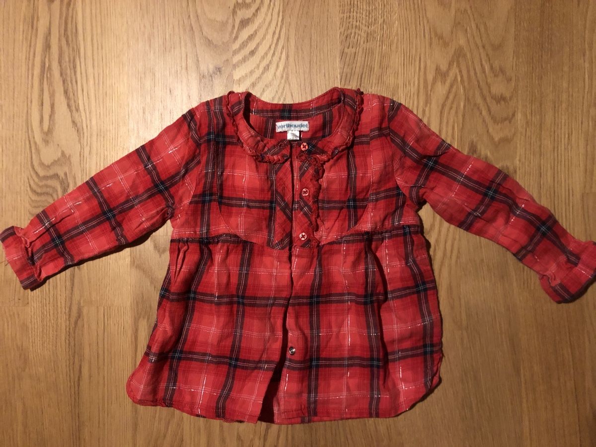 Camicette, T-shirt & Top: Rote bluse verbaudet gr. 86  – Usato da Wettingen venduto da Nini54