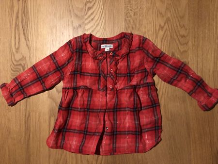 Rote bluse verbaudet gr. 86 