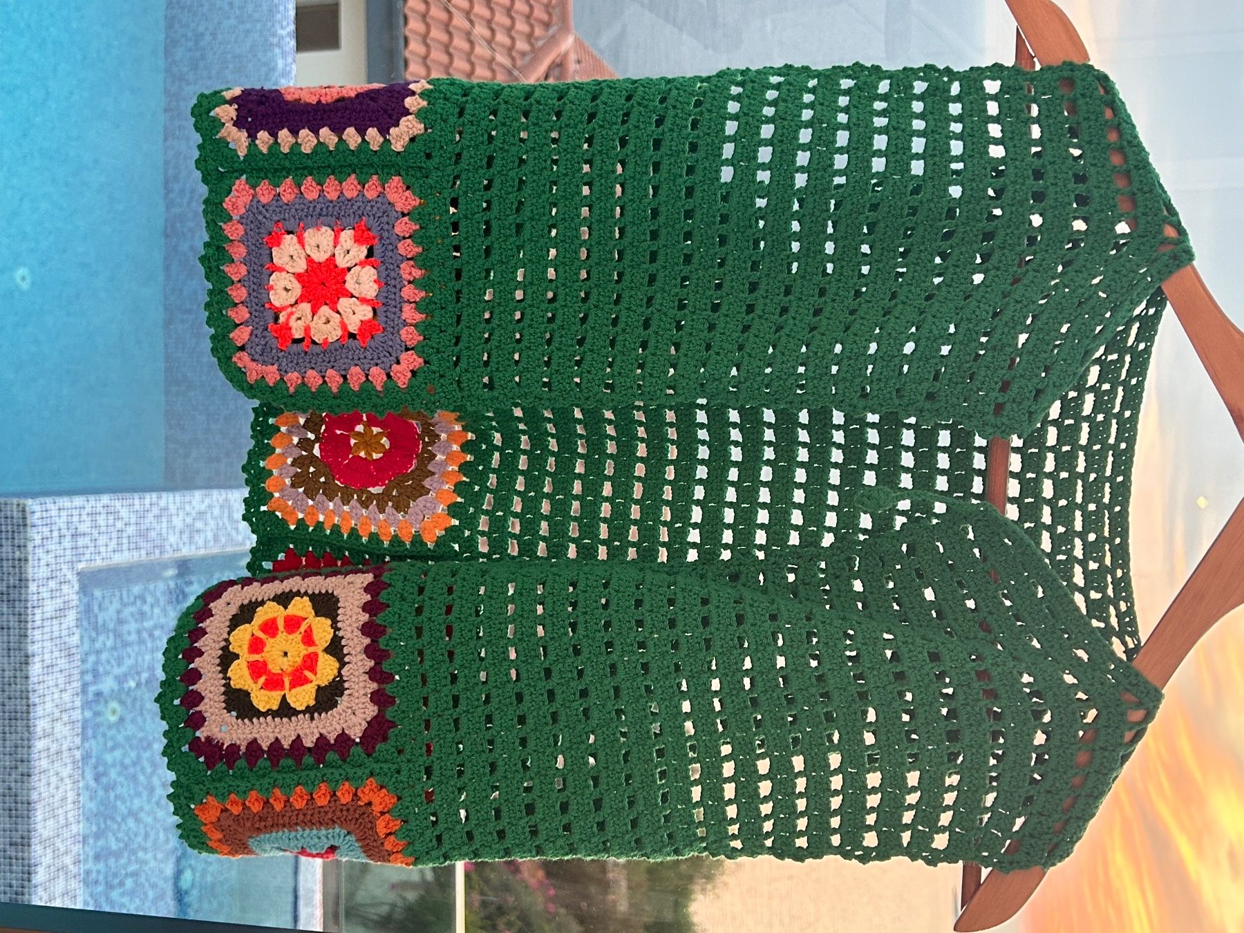 Gilet & Giacche: Handmade new crochet vest – Nuovo e nell'imballaggio originale da Thalwil venduto da Evrim78 1