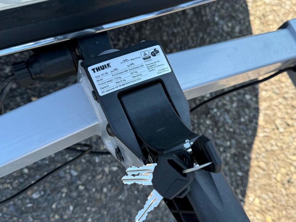 Bras Long Thule G6 909/929 Sans Serrure Pour Porte-vélos - Fixation Simple Et Solide
