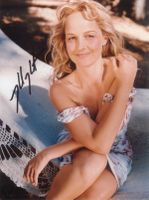 Original Autogramm von HELEN HUNT auf Großfoto