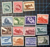 Kleine Sammlung Briefmarken Deutsches Reich und Österreich