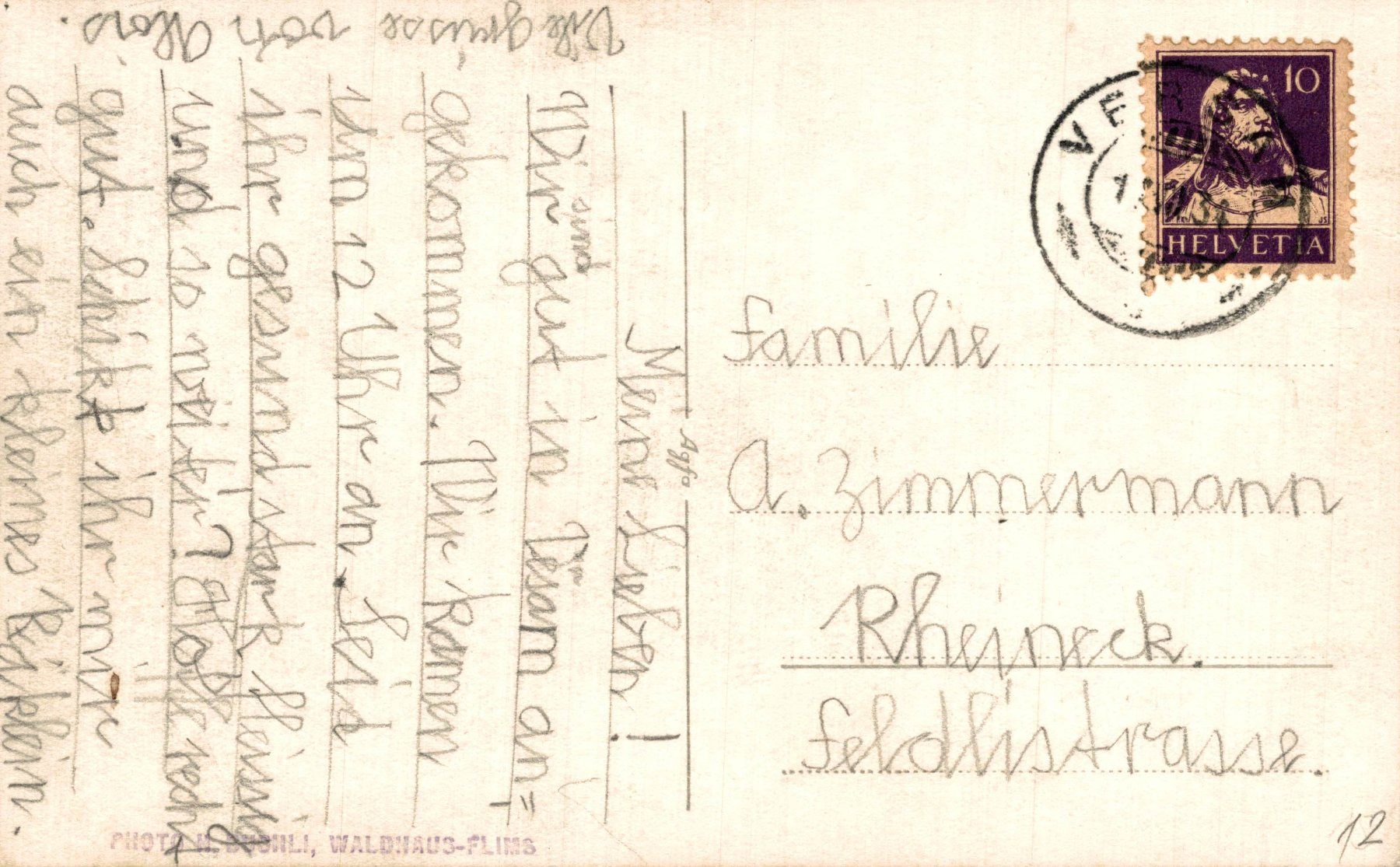 Cartes postales: Versam – D'occasion à Bronschhofen par Astore 1