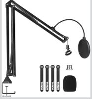 TONOR T20 Mikrofonarm mit Pop-Filter und Tischklemme