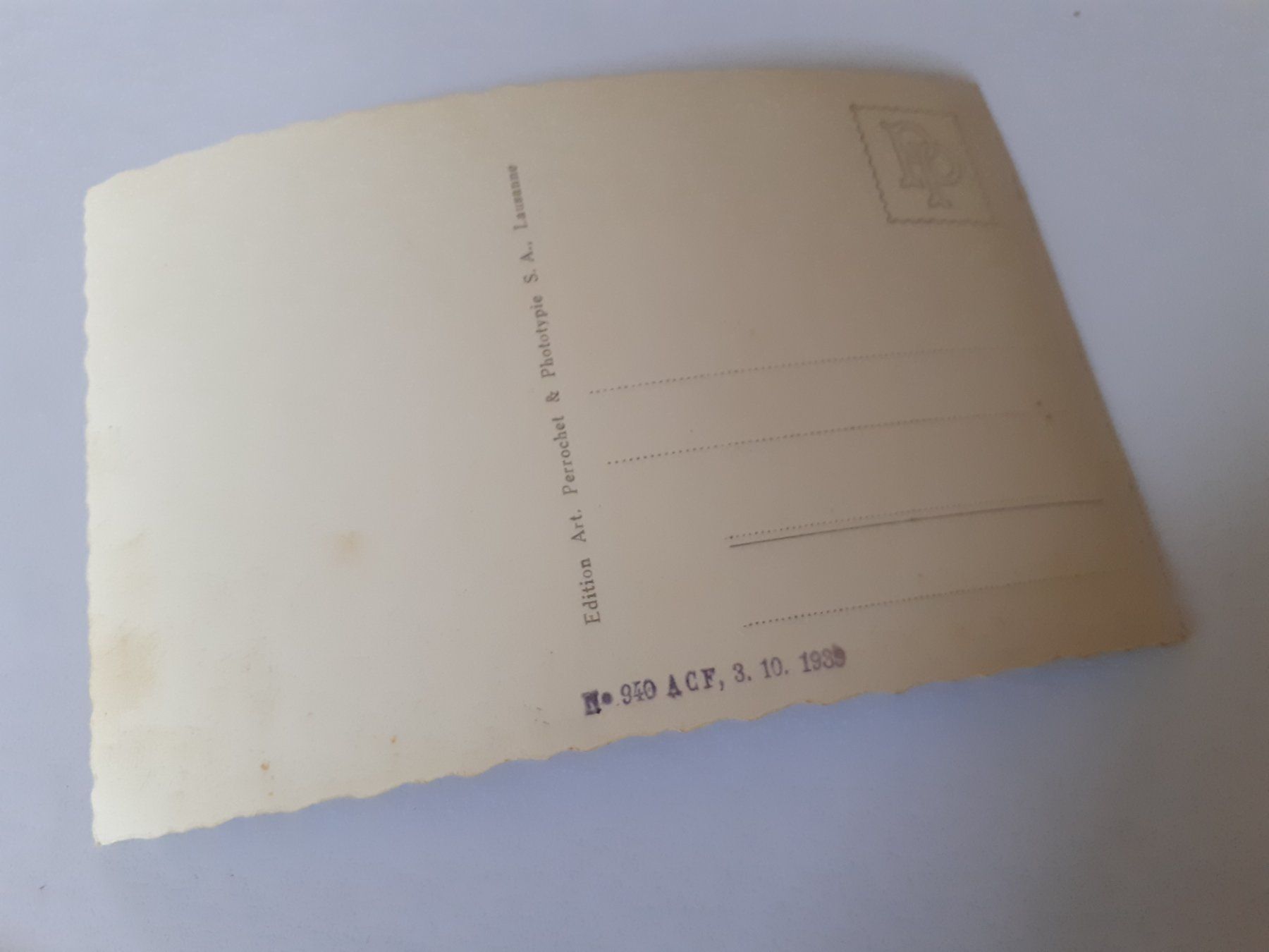 Ansichtskarten: GLION - 1939 – Gebraucht aus Winterthur von Ornyx7 1
