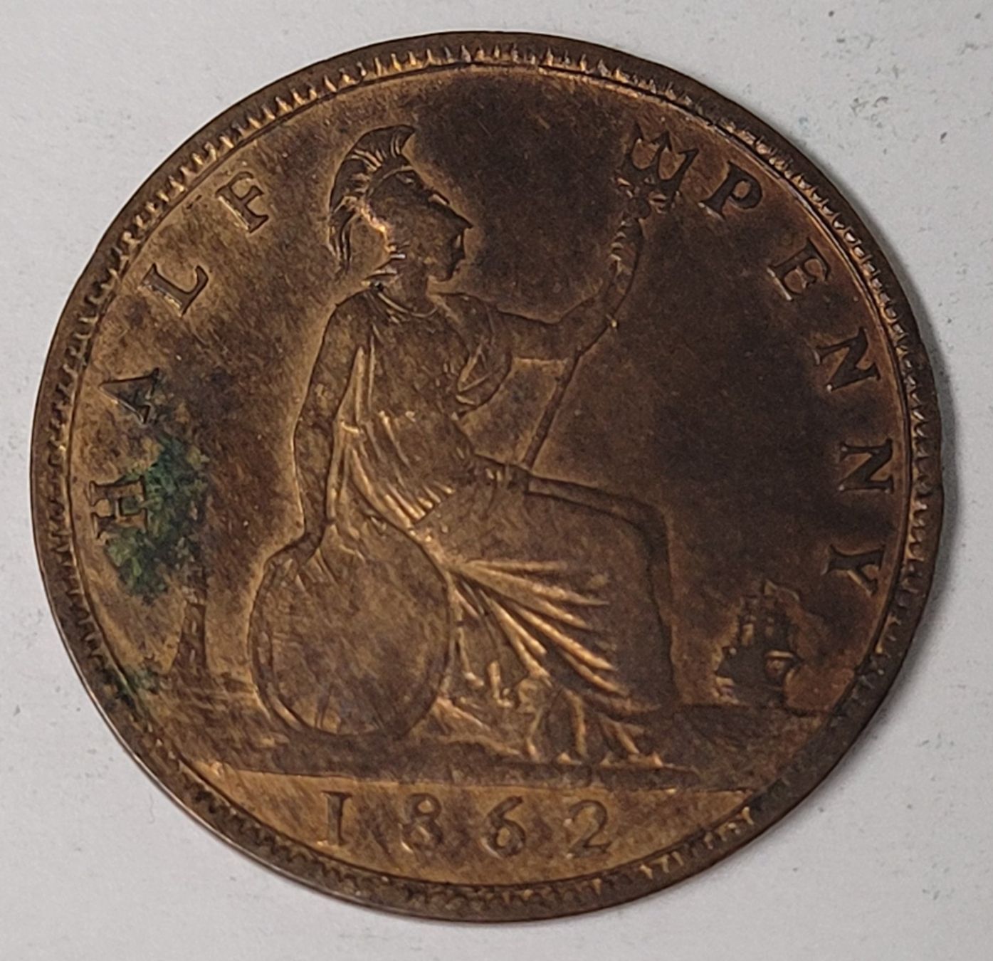 Alle Münzen: 1/2 PENNY / ENGLAND 1862 – Gebraucht aus Mumpf von antonio_schweiz_961