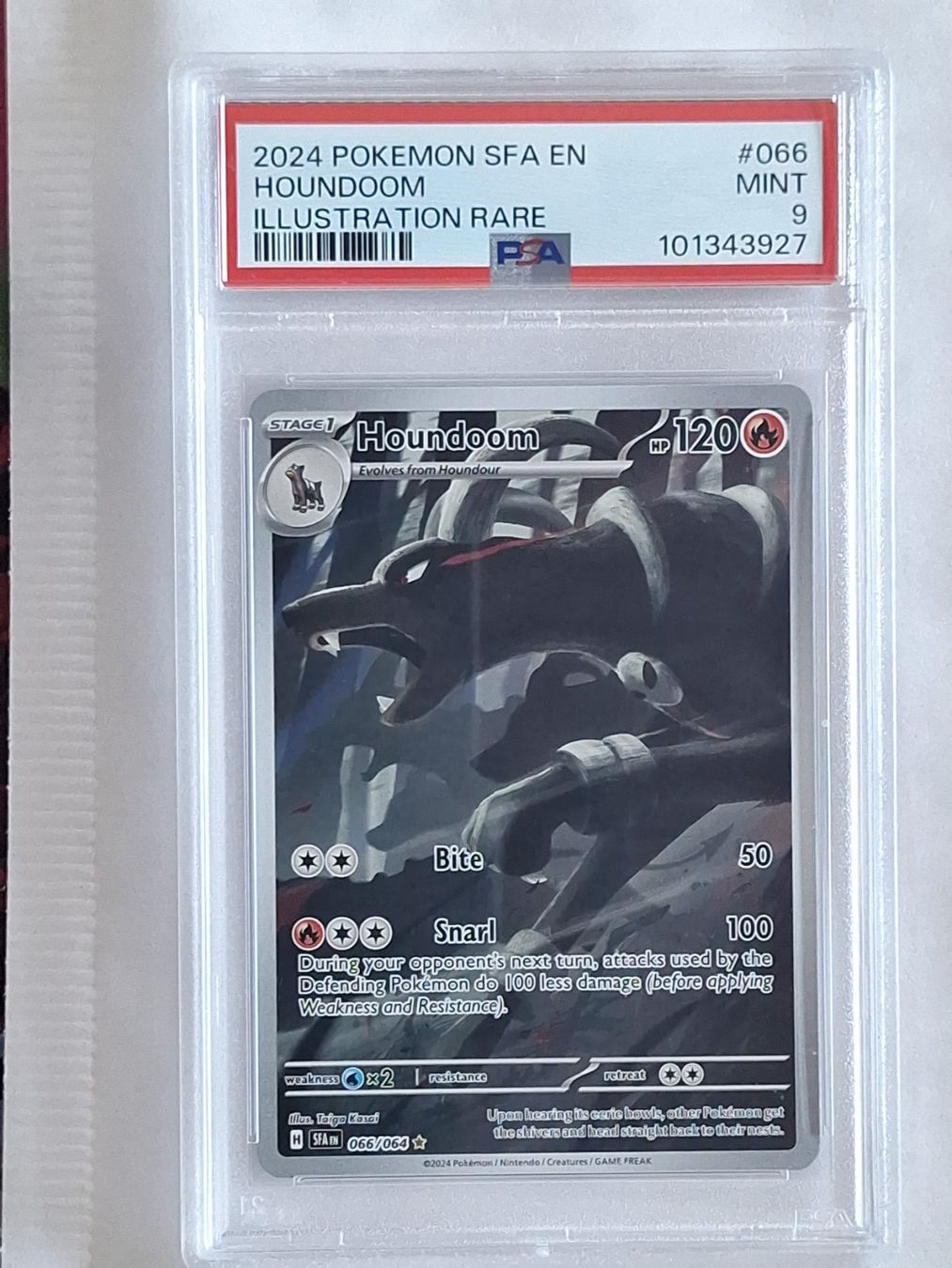 Pokémon Sammelbilder & Trading cards: Houndoom - Shrouded Fable - PSA 9 – Neu (gemäss Beschreibung) aus Altstätten SG von sulim