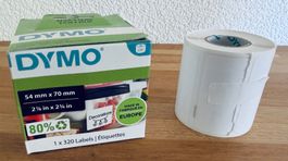 DYMO Etiketten für Endlosdrucker Gr 54x70mm - 1.5 Rollen NEU