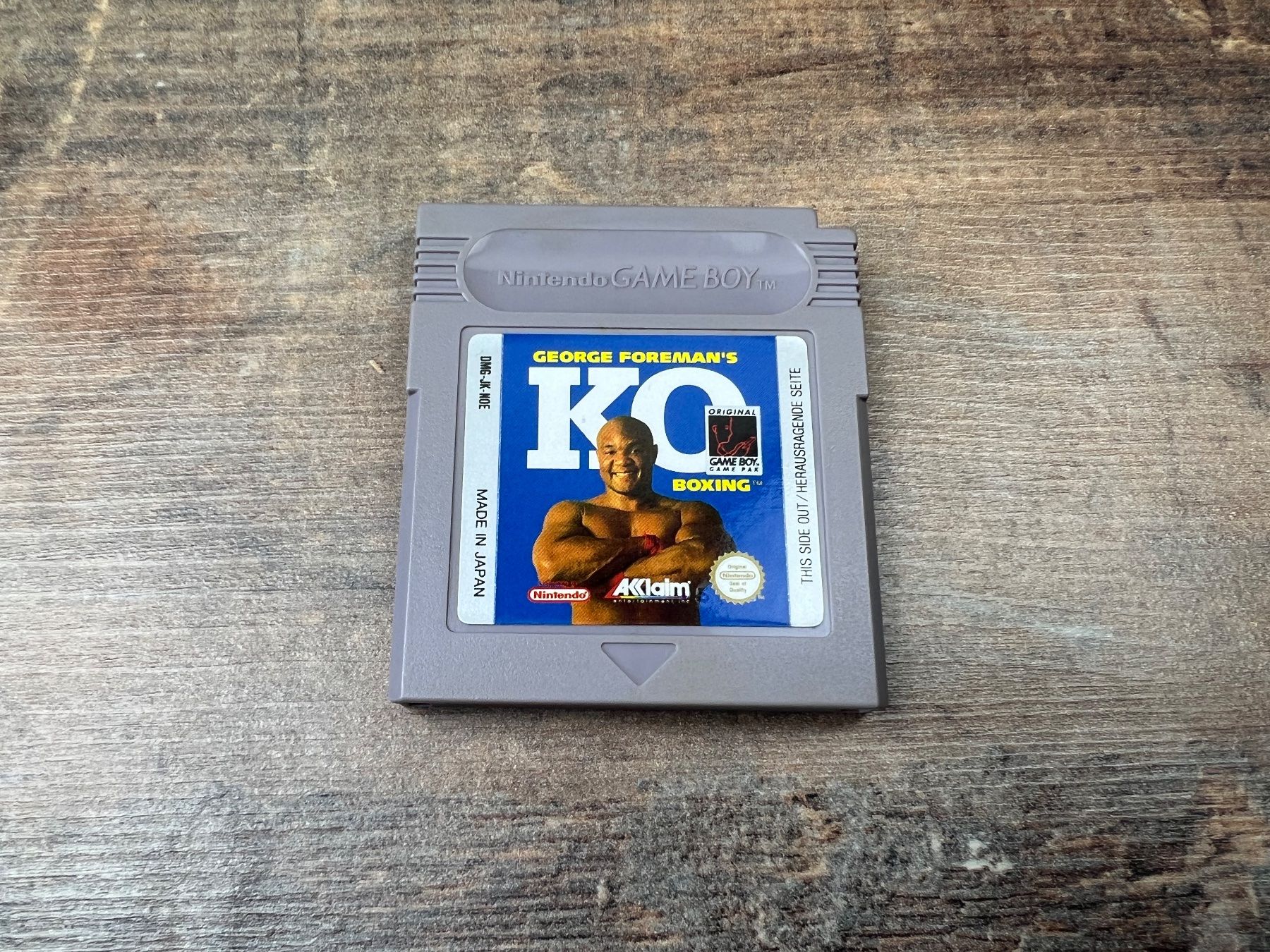 Nintendo Spiele: Gameboy spiel GEORGE FOREMAN s K O KO – Gebraucht aus Hallau von R.R.91