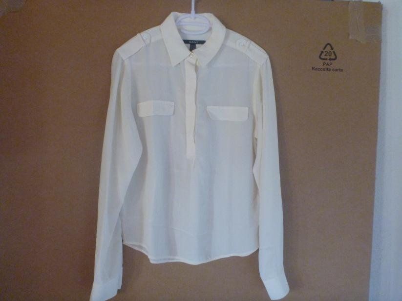 Gant Camicette: Damen Bluse Gant weiss Grösse 38 neu – Nuovo (secondo la descrizione) da Weisslingen venduto da TechnoFant