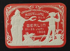 Postfrische Werbemarke/Vignette Deutsches Reich 1906**