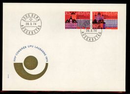 1974, FDC, XVII. Weltpostkongress (551–552)