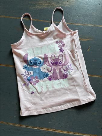 Trägershirt Gr. 146/152, Stitch, Neu