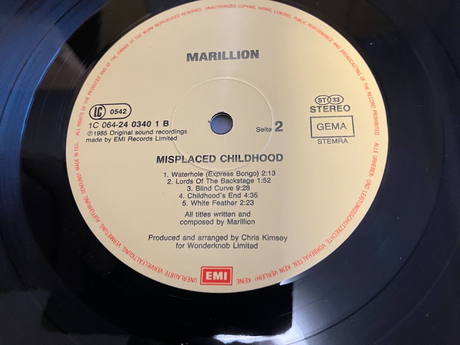 Dischi in vinile: Marillion – Usato da Aarwangen venduto da Jukebox3 7