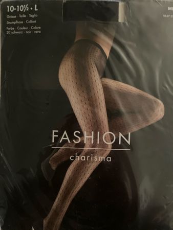 Fashion Charisma Strumpfhose, Gr. L, Schwarz, Neu!