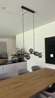 Wunderschöne Esszimmerlampe Rauchglas