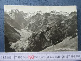 BRAUNWALD 1945 GL AK AUF LINHAL TÖDIKETTE