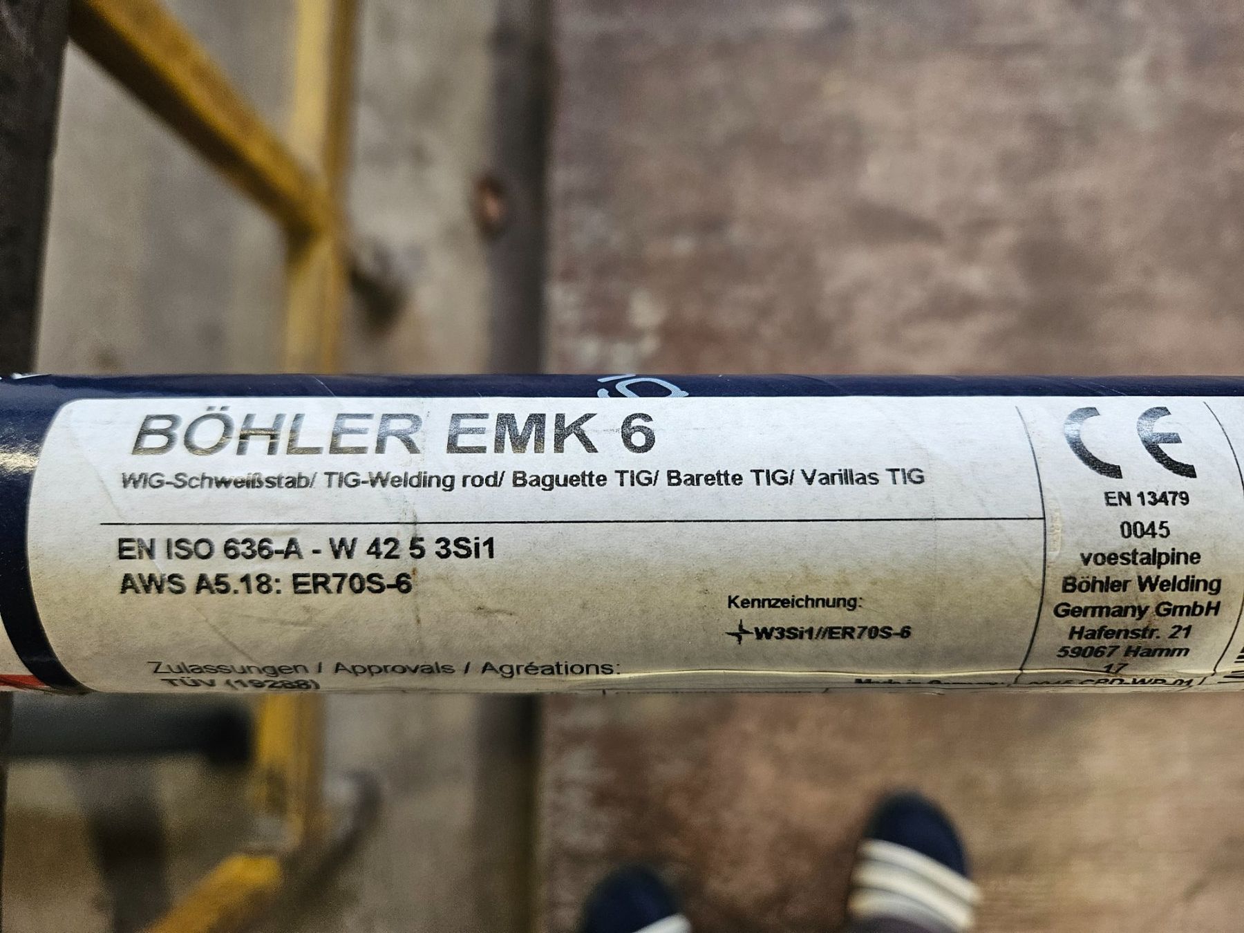 Löten & Schweissen: WIG - Stab Böhler EMK 6 2.0mm – Gebraucht aus Lichtensteig von tasmareo1