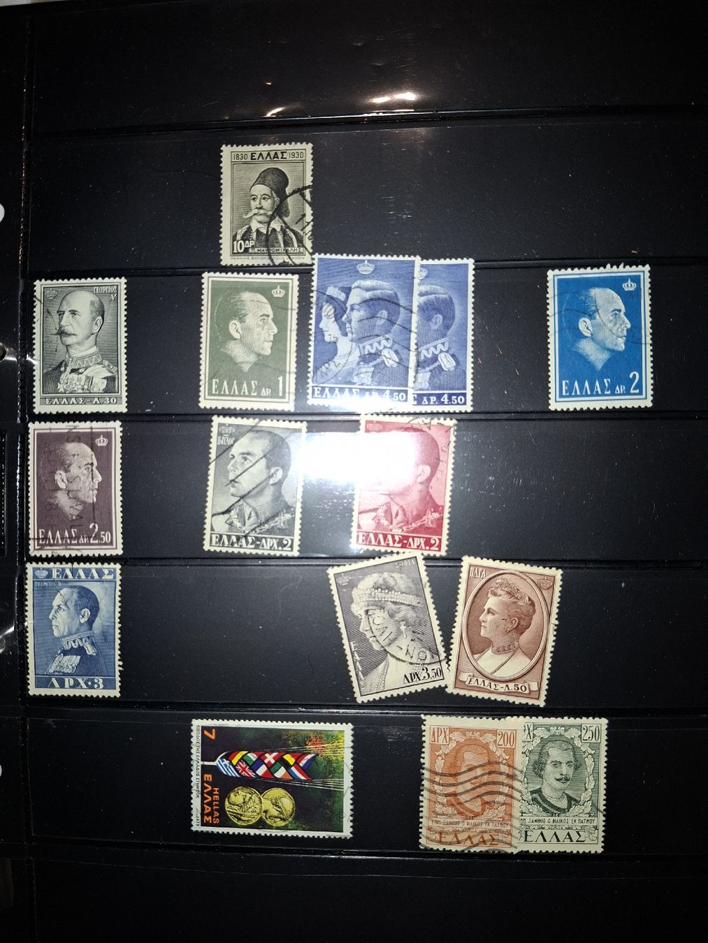 Alle Briefmarken: Sammlung Griechenland – Gebraucht aus Balgach von SIMEON27 4