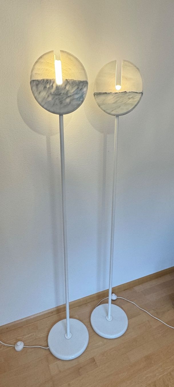 Lampade: Stehleuchten Marmor  Disk Unikate ARREDO 1988 – Usato da Arlesheim venduto da Flytoday 4