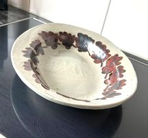 Grosse Keramik Schale Oval signiert Vuadens Truninger