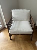 Outdoor Lounge Holzsessel mit Kissen, FSC
