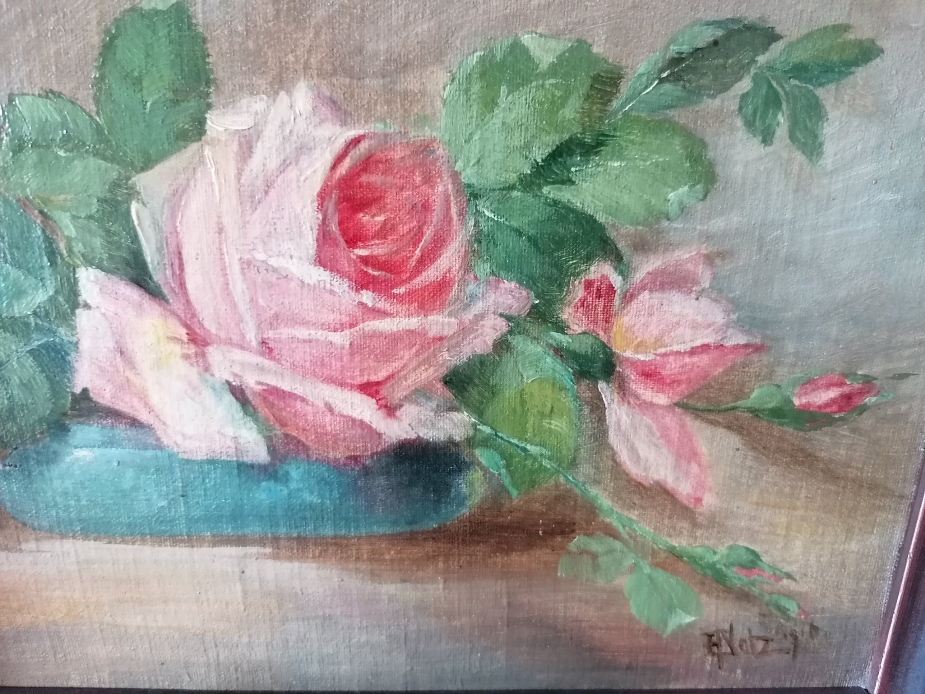 Dipinti: Rose antiche – Usato da Mendrisio venduto da Accamuta 2