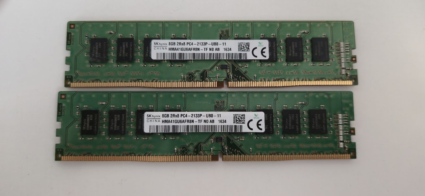 Memoria / RAM: 2x 8GB DDR4 RAM Module PC4-2133Mhz – Usato da Goldswil venduto da mukic