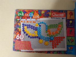 Quercetti Fantacolor Mosaik Spiel, vollständig, Top!