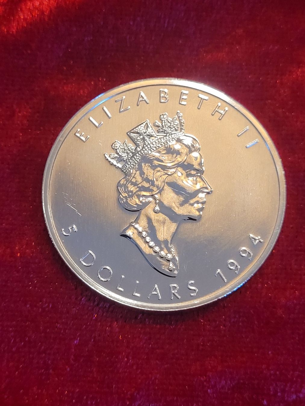 Alle Münzen: 1 oz Maple Leaf 1994 – Gebraucht aus Neuenkirch von majortom30