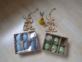 Oster Hasen Osterhasen HASEN Figuren Eier OSTERN Deko an Bau