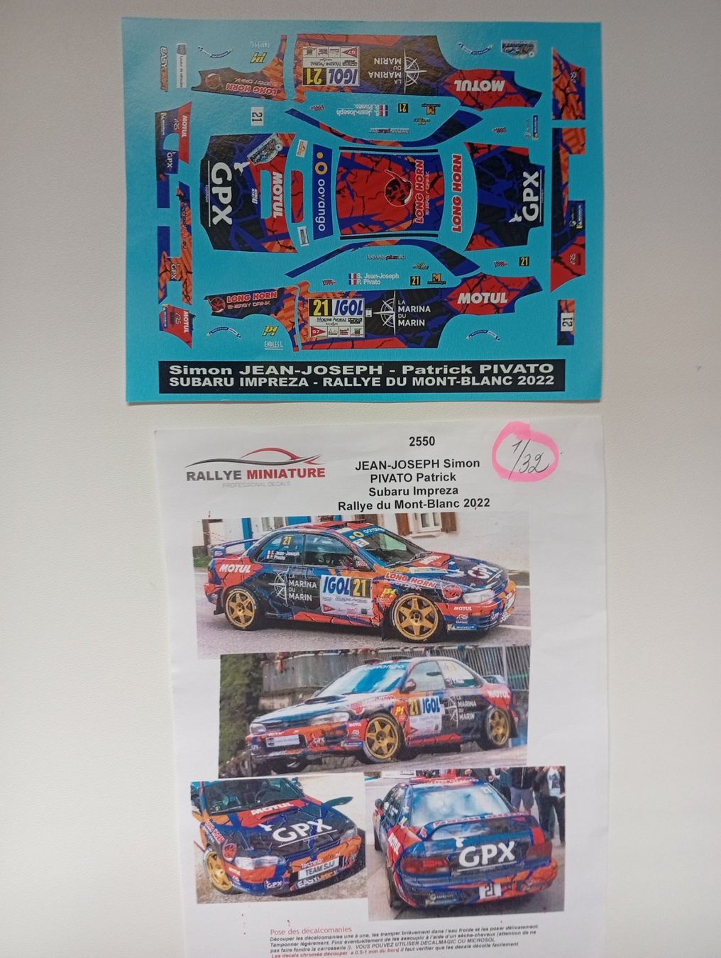 Modellbausätze & Standmodelle: Décal 1/32 Subaru Impreza – Gebraucht aus Alle von Rissor