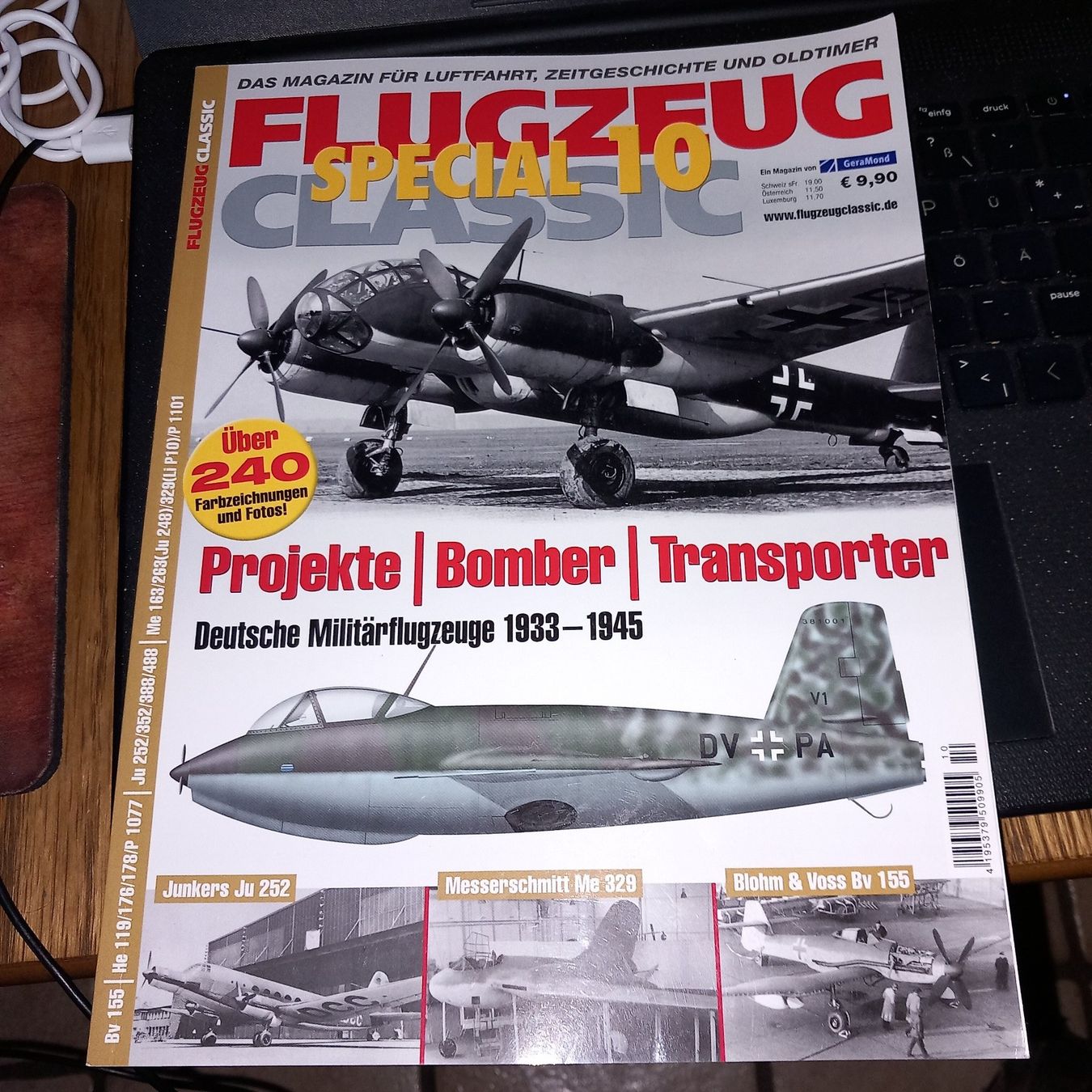 Riviste & Magazine: Zeitschrift FLUGZEUG Special 10, Luftfahrt, Oldtimer – Usato da rust venduto da gisele100