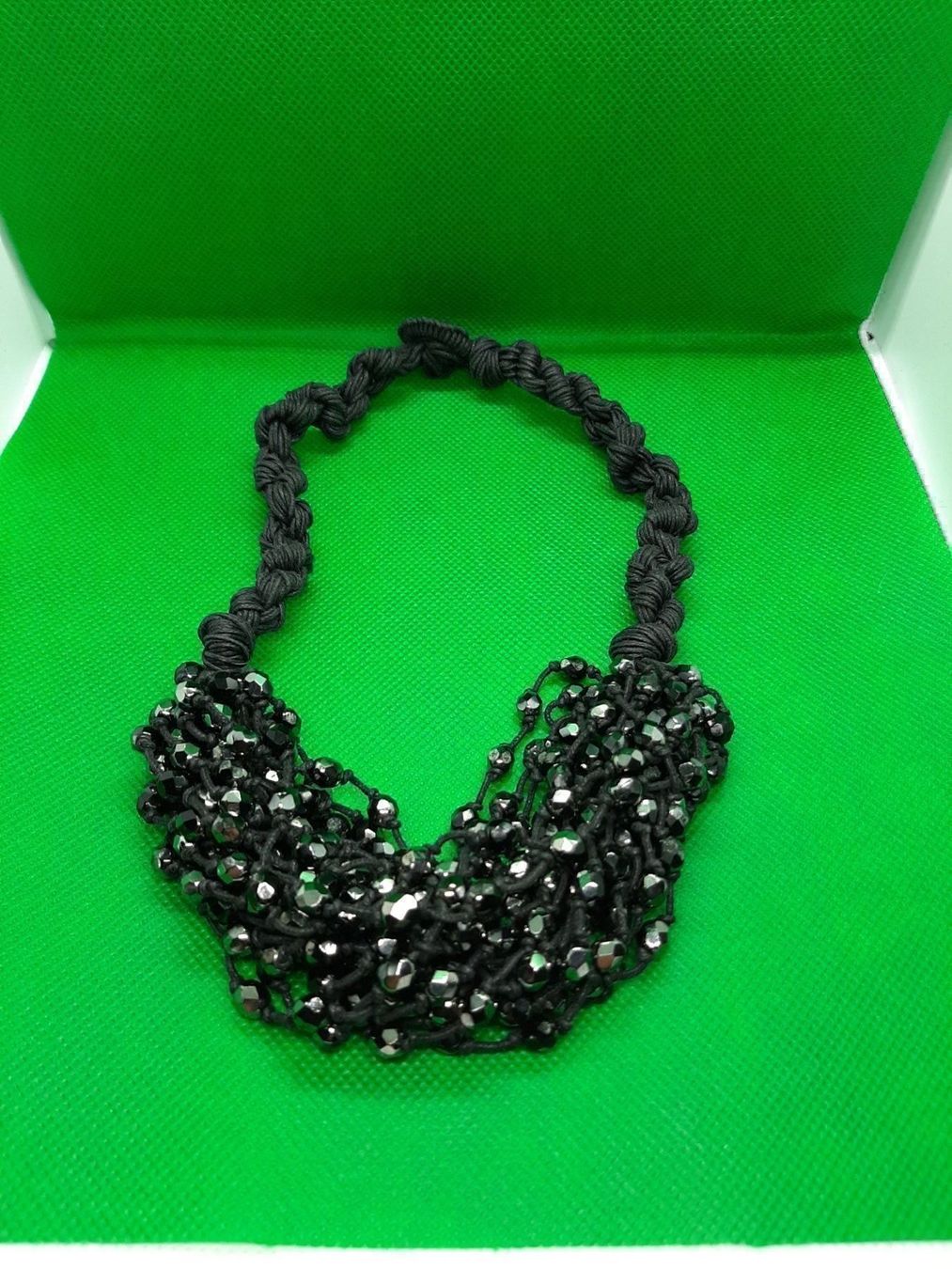 Catenine: Modeschmuck Halskette Schwarz – Usato da Buchs AG venduto da Cuescu