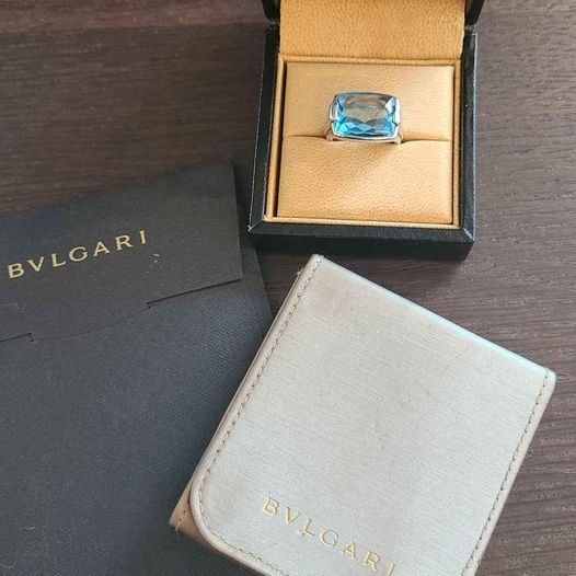 Bulgari Ringe: Bulgari white gold with Topaz stone ring – Gebraucht aus Chavannes-des-Bois von sarahzo 1