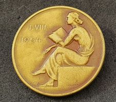 V165 Pin / 1. August - Août - Agosta - Avuost Abzeichen 1954
