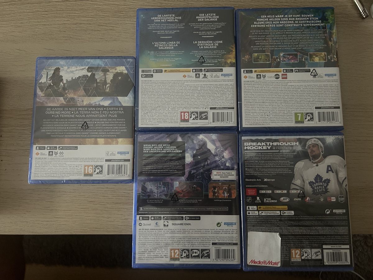 Spiele: PS5 Spiele Bundel Original ungeöffnet – Neu und originalverpackt aus Matten b. Interlaken von Danicupra 1