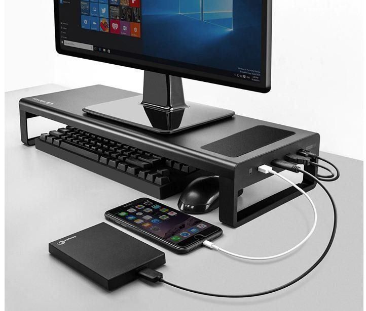 Docking station: Monitor Stand USB3.0 Wireless Charging – Nuovo e nell'imballaggio originale da Unterägeri venduto da RmOnline 1