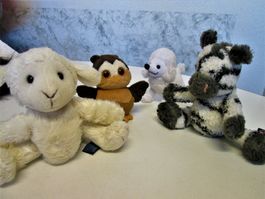 4 Trudy-Stofftiere