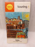 Mappa Stradale Italia Shell Touring - Vintage 1964