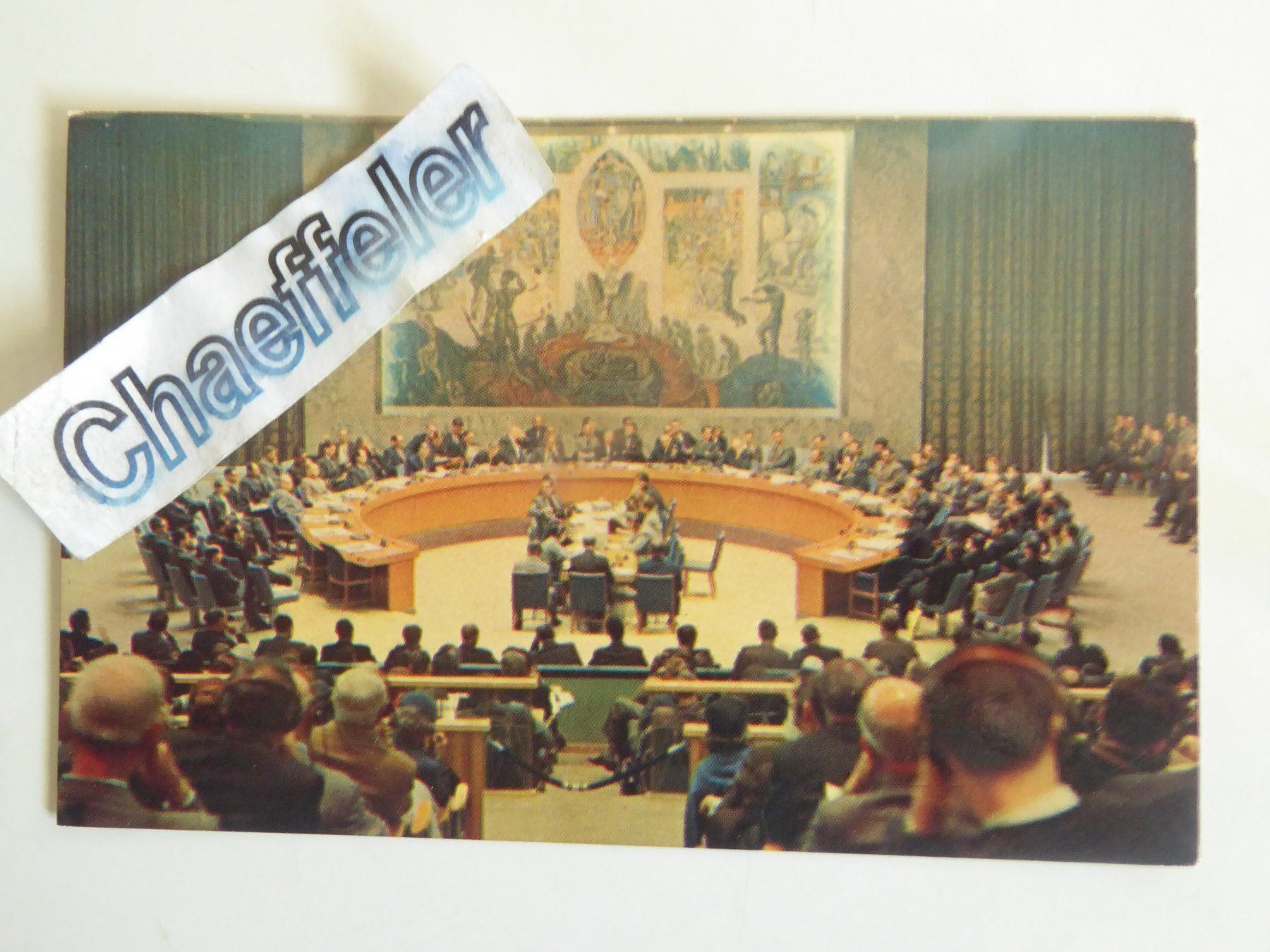 Ansichtskarten: Ansichtskarte 1968 : United Nations – Gebraucht aus Zürich von Chaeffeler
