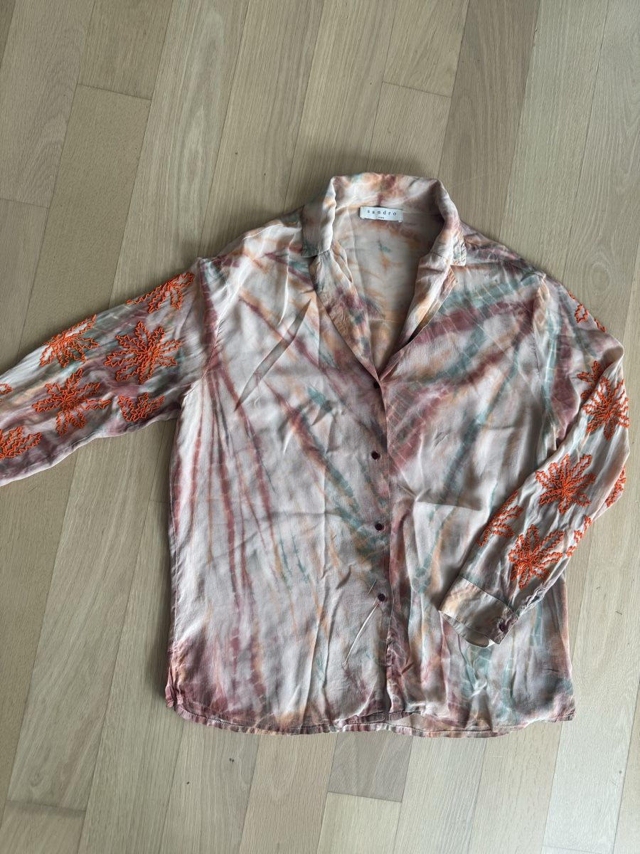 Sandro Camicette: Sandro Paris Bluse, Gr. 36, Seide – Usato da Kilchberg ZH venduto da MaM82