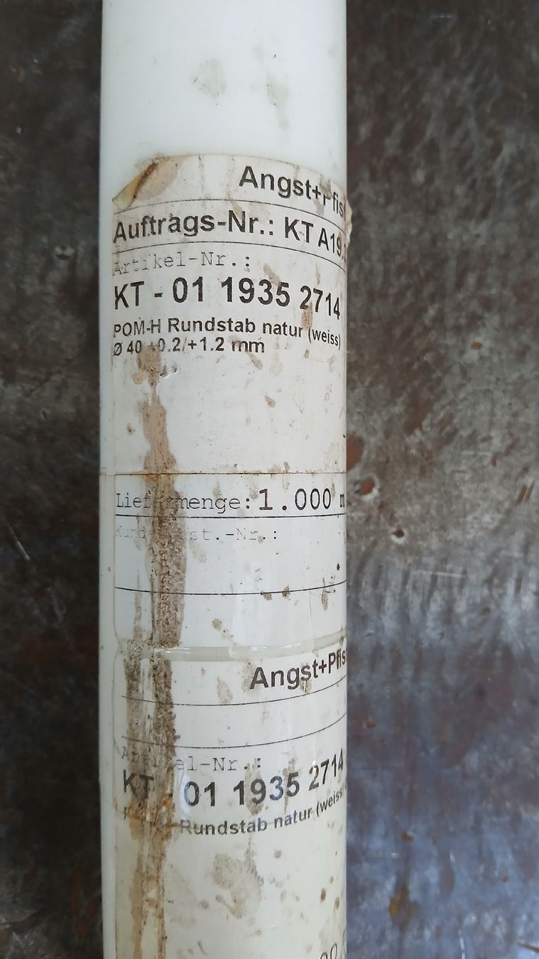 Tutti gli attrezzi: POM-H Rundstab Durchmesser 40mm – Nuovo (secondo la descrizione) da Basel venduto da Hmen 2
